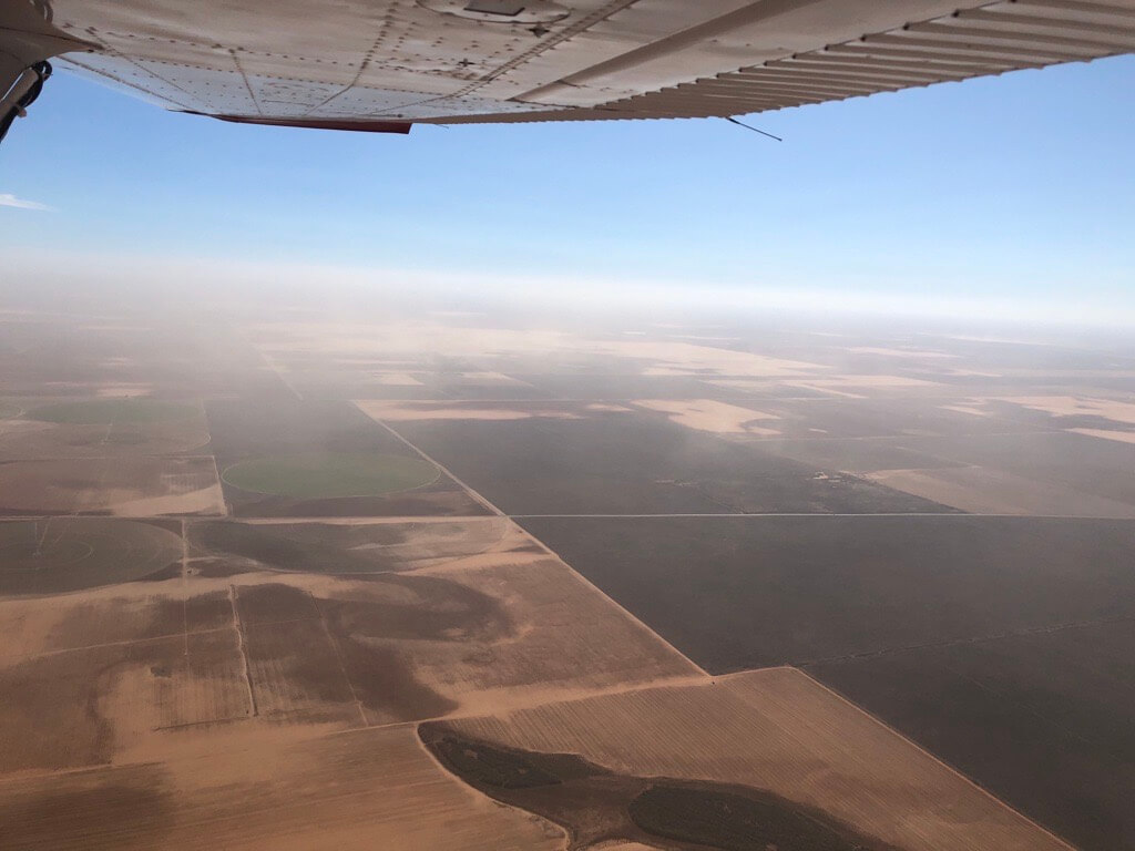 manned-aircraft-imagery-prius-intelli image out of the window of manned aircraft